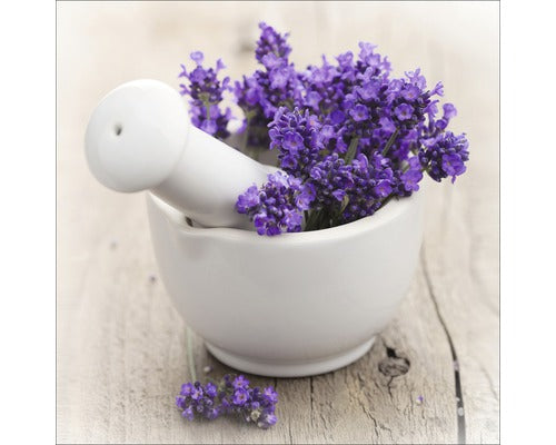 Tablou Sticla Lovely Lavender Iii 30x30 Cm