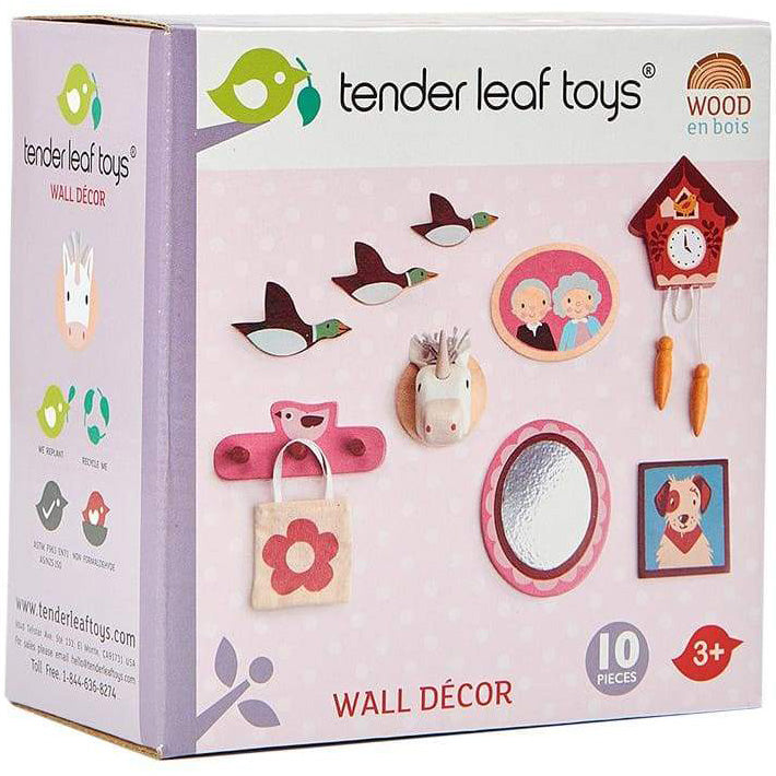 Set decoratiuni din lemn Tender Leaf Toys, 10 piese