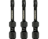 Biti De Impact Cruce Hikoki 1/4" T20 38mm, 3 Bucati