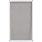 Plasa tantari / Plasa insecte, clasica, cu balamale, din aluminiu, asamblata 49x47 cm, alb