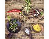 Tablou Sticla Herbage In Bowl Iv 20x20 Cm
