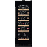 Racitor de vinuri incorporabil AEG AWUS020B5B, 58 l, 20 sticle, Control electronic, Rafturi lemn, Usa reversibila, Clasa G, H 82 cm, Negru