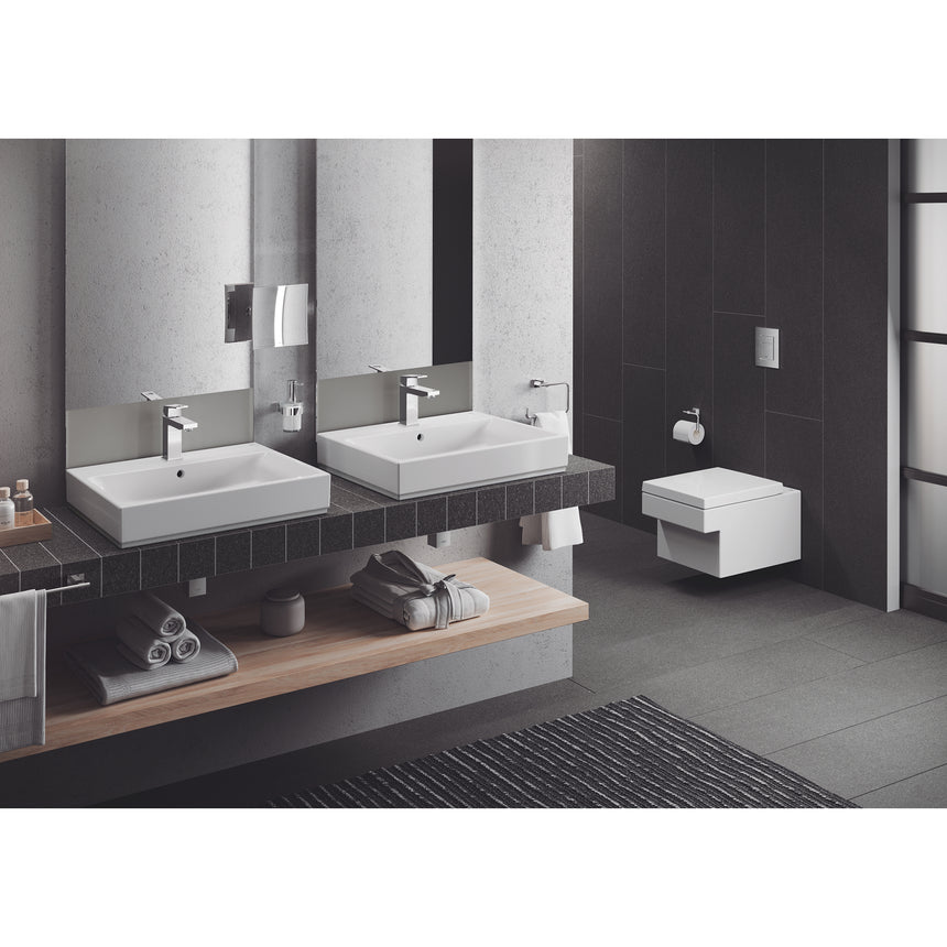 Suport prosop Grohe Essentials Cube, fixare ascunsa, Crom