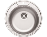 Chiuveta Bucatarie Rotunda Teka STARBRIGHT 45 E-XM Ø51 cm Inox Microtexturat