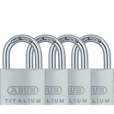 Lacat Titalium ABUS 727/40mm Quads, 4 chei