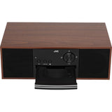Microsistem audio JVC RD-E761, 16 W, Bluetooth, FM, player CD, USB, conversie CD audio in mp3, intrare AUX, Lemn