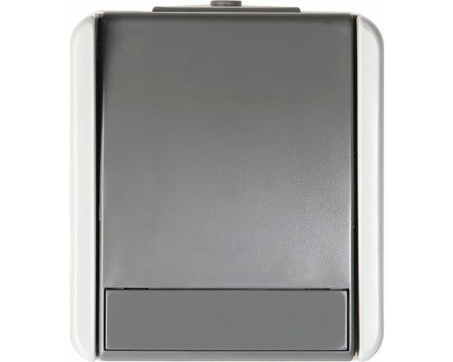 Intrerupator Simplu Tem Fontana Ip44 Gri, Montaj Aplicat