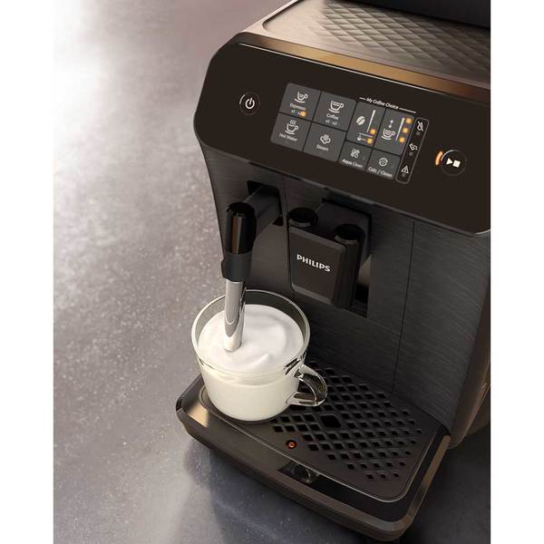 Aparat de cafea automat, Philips, Series 800 EP0820/00, Cu spumant lapte, Negru