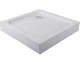 Cadita de Dus Patrata Sanotechnik TT80W, 80x80x15 cm, Acril, Include Masca, Alb