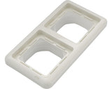 Rama Aparataje Roth Lange Plus 2 Posturi, Protectie In Doza Ip44, Montaj Orizontal/vertical, Alb