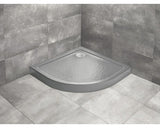 Cadita de dus semirotunda Radaway Doros A Compact 90x90x11,5 cm acril antracit