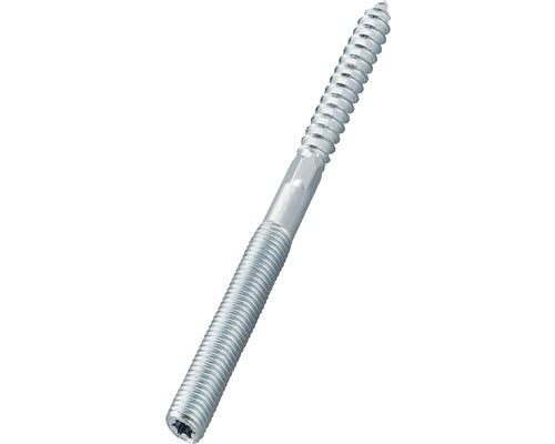 Prezoane Dublu Filetate Fischer Stst 8x120 Mm Otel Zincat, Cap Torx, Pentru Dibluri & Lemn, 100 Bucati