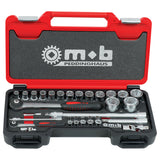 Trusa Mob & Ius Fusion Box Medium TCCT 1/2" - 1/4" SH, Antrenor Premium, 33 Piese