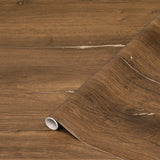 Autocolant mobila d-c-fix Flagstaff Oak, Imitatie lemn stejar vintage, Maro, 90cmx2.1m
