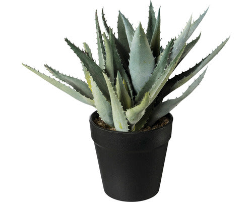 Planta Artificiala Aloe Vera In Ghiveci H 23 Cm Verde