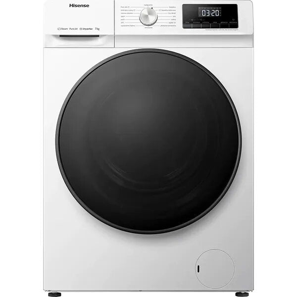 Masina de Spalat Rufe Frontala HISENSE WFQA7014EVJM, 7 kg, 1400rpm, Clasa A, Alb