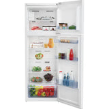 Frigider cu doua usi Beko RDNE350K30WN, 313 l, NeoFrost Dual Cooling, HarvestFresh, AeroFlow, Compresor ProSmart Inverter, Clasa F, H 172 cm, Alb