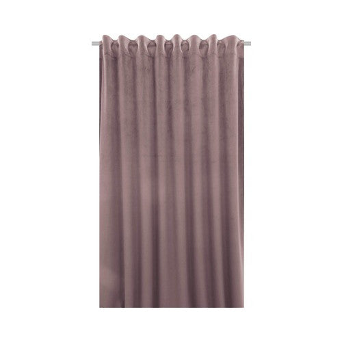 Draperie cu rejansa, catifea roz, 140x280 cm