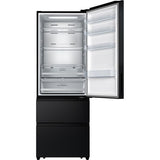 Combina Frigorifica HISENSE RT641N4AFE1, Total No Frost, 493 l, H 200 cm, Clasa E, Wi-Fi, Negru