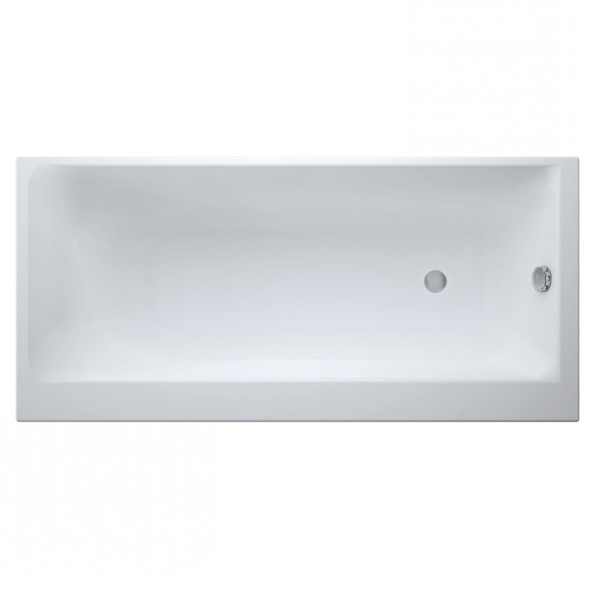 Cada de baie Cersanit Smart 170x80 cm, sifon dreapta +set picioare inclus