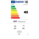 Combina frigorifica GORENJE NRC6193SXL5, No Frost Plus, 326 l, H 185 cm, Clasa D, Inox