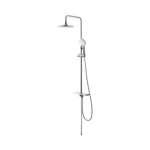 Sistem de dus cu comutator Pecora, dus fix Ø22,6 cm, para dus 3 functii, crom