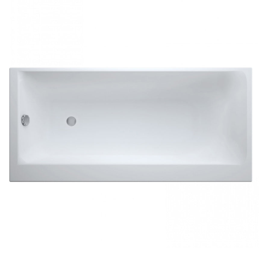 Cada de baie Cersanit Smart 170x80 cm, sifon stanga +set picioare inclus
