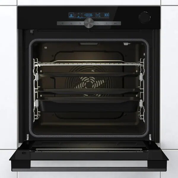 Cuptor Incorporabil HISENSE BSA66334PG, Electric, Autocuratare Pirolitica, 77 l, Clasa A+, Negru