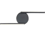 Aplica Cu Led Integrat Sabira 8w 340 Lumeni, Negru Mat