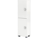 Dulap Baie Midi Asezat Edia 300, 2 Usi, PAL, 113,2x30,3 cm, Alb