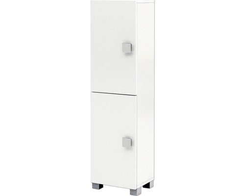 Dulap Baie Midi Asezat Edia 300, 2 Usi, PAL, 113,2x30,3 cm, Alb