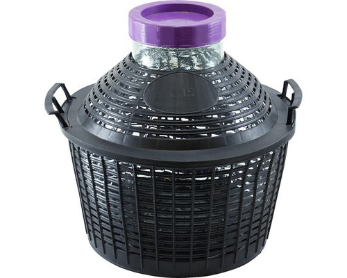 Damigeana Cu Gura Larga Si Capac Cu Filet 34 L