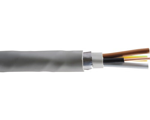 Cablu Cyaby-f 4x10 Mm² Gri, Cu Intarziere Marita La Propagarea Flacarilor