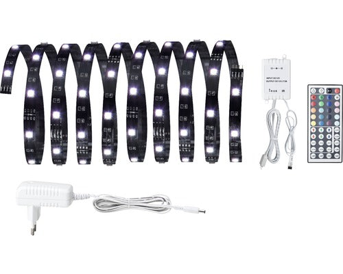 Banda Led Rgb Yourled Eco 3m 14, 5w, Incl. Telecomanda & Alimentator