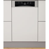 Masina de spalat vase incorporabila Whirlpool WSBC 3M27 X, 10 seturi, 6 programe, Clasa E, 45 cm, Inox