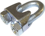 Bride Cleme Cabluri Metalice Dresselhaus 8mm Otel Zincat, 20 Bucati