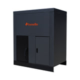 Centrala pe peleti Fornello Eco Energy 40 kW, echipata cu automatizare, afisaj digital, arzator fonta, curatare mecania a drumurilor de fum, buncar peleti integrat 100 kg