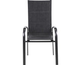 Scaun Suprapozabil Garden Place Eve Metal 67x60x108 Cm Gri Inchis