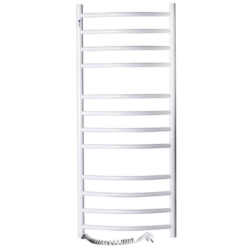 Calorifer Baie PortProsop Electric din Otel NAVIN Camellia 480x1200x130 cu termostat, conexiune Stanga