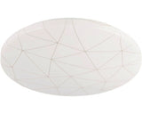 Plafoniera Cu Led Integrat Rende 19, 5w 2300 Lumeni, Ø380 Mm, Alb/auriu