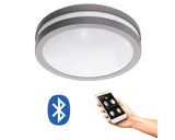 Plafoniera Cu Led Integrat Eglo Crosslink 14w 1400 Lumeni, Lumina Calda, Pentru Exterior Ip44, Argintiu/Alb