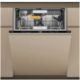 Masina de spalat vase incorporabila Whirlpool W8IHT58TS, 14 seturi, 8 programe, MaxiSpace, Tehnologia Al 6-lea Simt, Clasa B, PowerCleanPro, Pornire cu intarziere, 60 cm