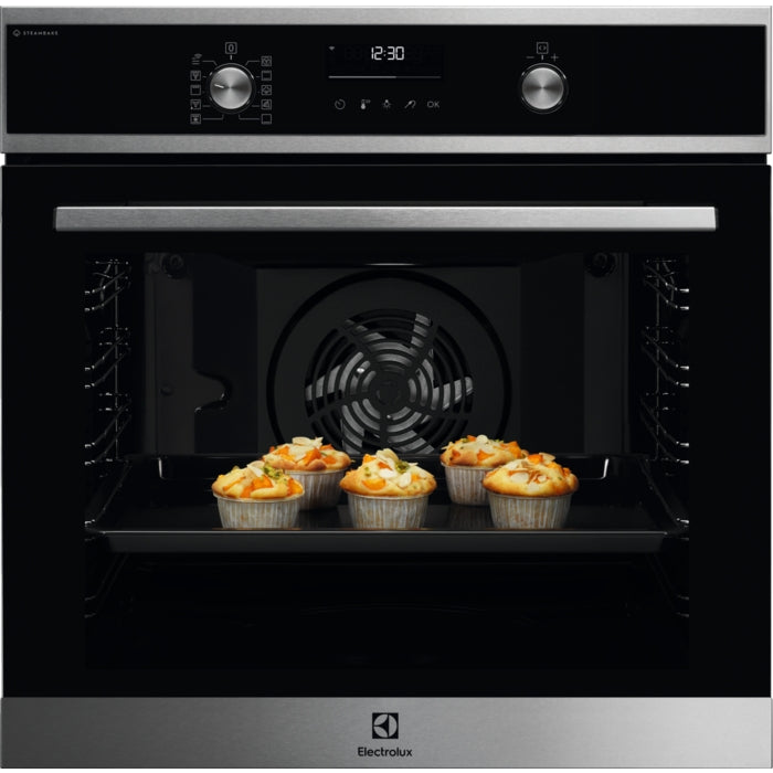Cuptor incorporabil Electrolux EOD6C77WX, Electric, 72 l, Autocuratare catalitica, Conectivitate Wi-fi, SteamBake, Grill, Clasa A+, Inox