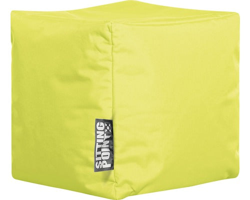 Taburet Puf Sitting Point Forma Cub Scuba Verde 40x40x40 Cm