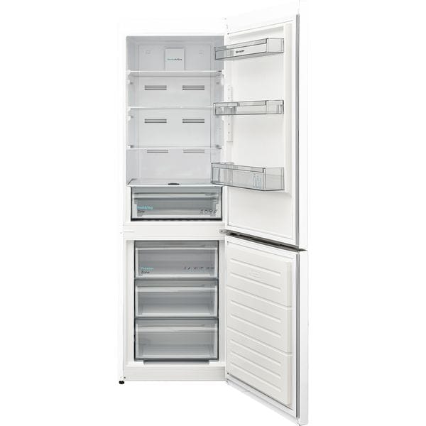Combina Frigorifica SHARP SJ-FBA11DMXWE-EU, Advanced NoFrost, 331 l, H 185 cm, Clasa E, Alb