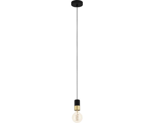 Pendul Calari E27 Max. 1x40w, Negru/auriu