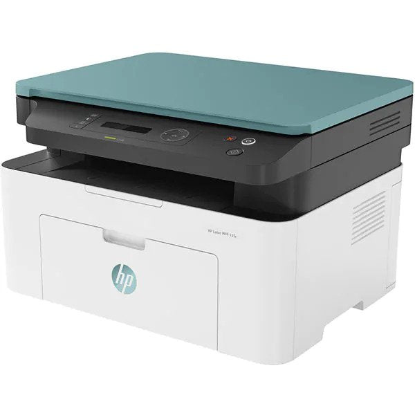 Multifunctional laser monocrom HP Laser MFP 135r, A4, USB, Alb/Negru/Verde