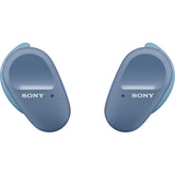 Casti sport In-Ear Sony WF-SP800NL, True Wireless, Bluetooth, Microfon, Autonomie 18 ore, Albastru