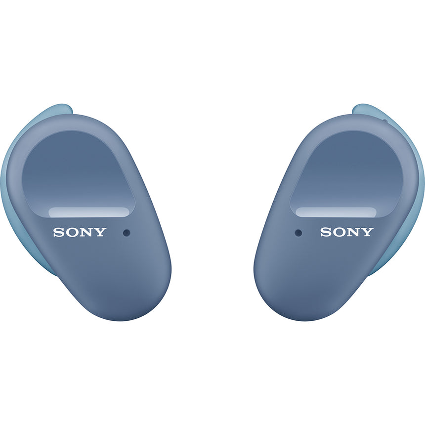 Casti sport In-Ear Sony WF-SP800NL, True Wireless, Bluetooth, Microfon, Autonomie 18 ore, Albastru