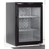 Vitrina de vinuri Liebherr Premium WKb1812 134 l Capacitate 66 sticle Clasa G Usa vitrata H 89 cm Negru